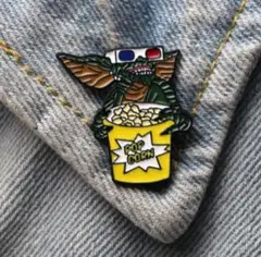 グレムリン ストライプ ピンバッジ☆
