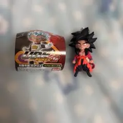ガチャ　ドラゴンボール　超サイヤ人4 孫悟空　ゼノ　UDM キーホルダー