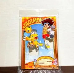 【新品・未開封】MEGAアクリルスタンド デジモン/八神 太一&アグモン
