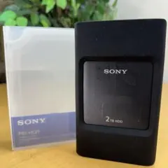 【中古品】SONYPORTABLESTORAGE2TBHDD PSZ-HC2T②
