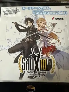 【未開封・シュリンク付き】ヴァイス SAO 10th Anniversary ブースターパック アニメ ソードアート・オンライン 10th