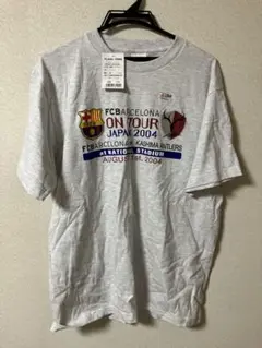 未使用タグ付　2004 鹿島　バルセロナ　Tシャツ