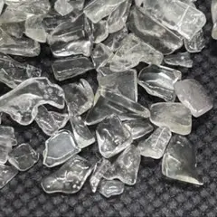 天然　リビアングラス　さざれ（穴無しさざれ）小　約50g　特価
