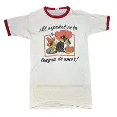 Special 70s championバータグ　染み込み　半袖リンガーtシャツ