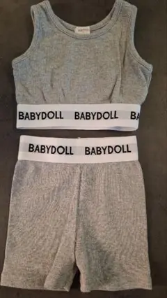 BABYDOLL　タンクトップ　パンツ　スパッツ　セットアップ　100cm
