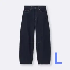 バレルレッグジーンズ標準丈 L 【美品】