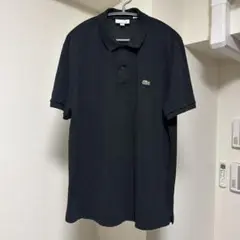 LACOSTE スリムフィット ポロシャツ ブラック US XL