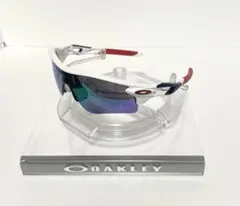 【週末限定値下げ】OAKLEY サングラス 純正 フレーム 白紺赤 ②