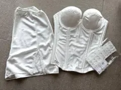 ブライダルインナーセットC75 ビスチェ&パンツ