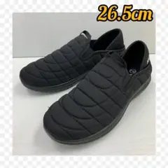 26.5cm 新品 メンズ 2way キックバック スリッポン　ブラック
