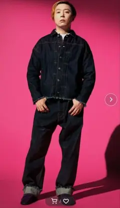 堂本剛着用　DRDENIM THE TEST サルエルデニムパンツ　ブラック m62260174000_1.jpg?1733801804