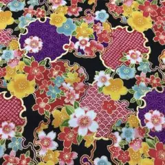 USA Metallic Large Flowers 蒔絵