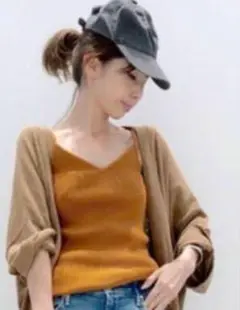 アパルトモンドゥーズィエムクラス　キャップ　カーキ