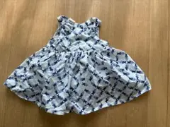 H&M さかな柄 ノースリーブワンピース 74cm
