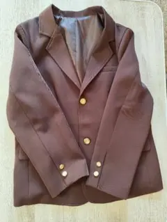 なんちゃって制服ブレザー ブラウン 茶