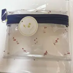[LABCLIP] ラボクリップ ペンケース スリーズ ネイビー　さくらんぼ