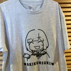 キャラクターTシャツ Lサイズ グレー