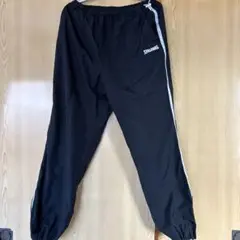 SPALDING ブラックジャージパンツ