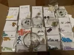 チェコガラスビーズ　24パック＋貴和製作所ビーズ