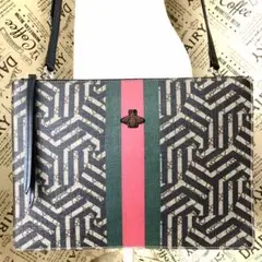 グッチ カレイド 2way バッグ セカンド シェリーライン ビー H554