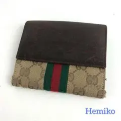 GUCCI グッチ シェリーライン 二つ折り財布 レディース ブランド