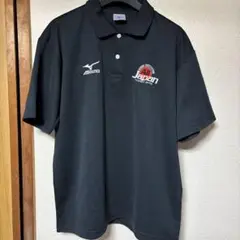 Mizuno 全日本スポーツ祭典 ポロシャツ ブラック