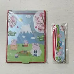 【新品・未使用】Peppa Pig ぺっパピッグ　鏡・コームセット