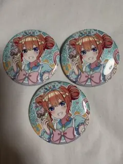五等分の花嫁 アイス屋さん 中野四葉 缶バッジ
