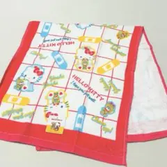 新品　HELLO KITTY キャラクタータオル　フェイスタオル　赤　ナース