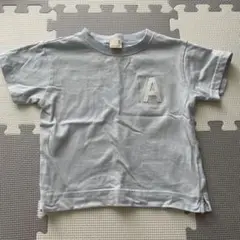 Petit main プティマイン イニシャル Tシャツ A 100