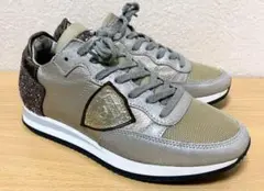★PHILIPPE MODEL フィリップモデル ラメ レザースニーカー