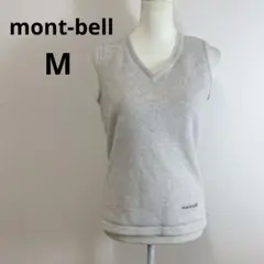 美品 mont-bell クリマプラス100 ベスト Vネック M