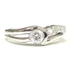 PT900 Diamond set Design Ring Platinum