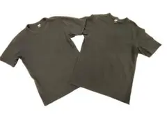 ユニクロ 黒のTシャツ 2セット