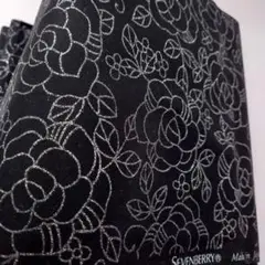 SEVENBERRY　ラメ　バラ柄　17×300cm