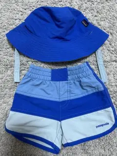 Patagonia ベビーボードショーツ&帽子セット6-12ヶ月