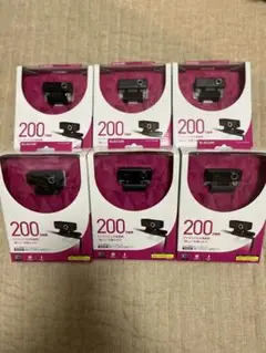 【6個セット】【新品未使用未開封】エレコムUCAM-C520FBBK