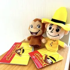 おさるのジョージ　指人形　フィンガーパペット　2種セット売り