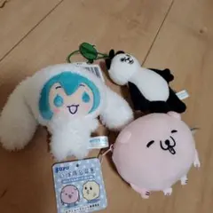 新品タグ付き　初音ミク　パンパン　パンダ