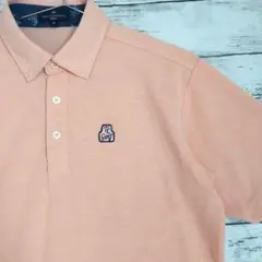 オレンジ ポロシャツ M Golfポロシャツ