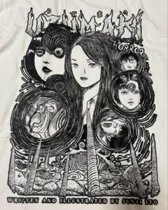 伊藤潤二 うずまき ホラー漫画 Tシャツ