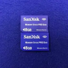 C387 SanDisk Memory Stick PRO Duo 8GB 2枚