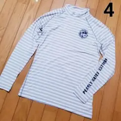 パーリーゲイツボーダーモックネックシャツサイズ4