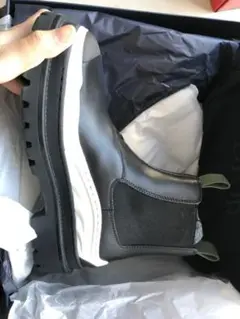 dior sacai コラボ チェルシーブーツ