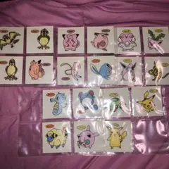 ポケモン　第一パンのシール16弾19枚コンプ
