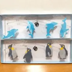 【新品未使用】ペーパーモビール イルカとペンギンセット