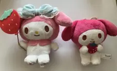 マイメロディ くじ　マスコット2個セット