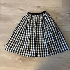 INEND DRESS CODE ギンガムチェック フレアスカート