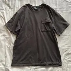 韓国 ダークグレー チャコールグレー Tシャツ 半袖 フリーサイズ ユニセックス