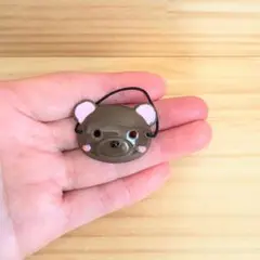 ミニチュア雑貨 お祭りお面(くま)